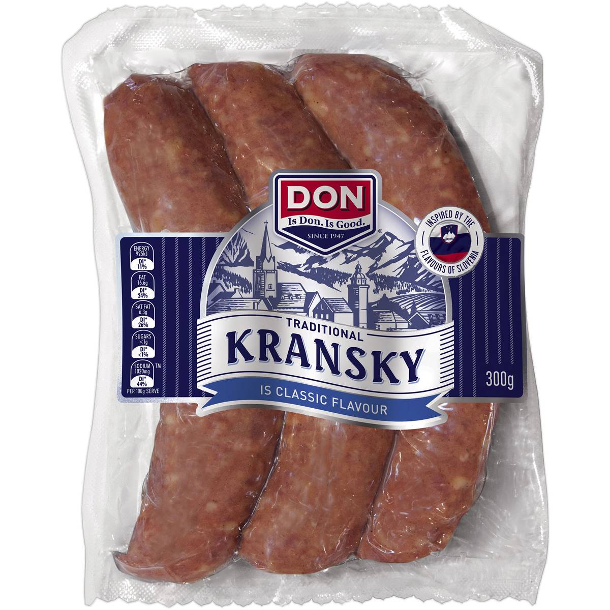 Don Kransky Plain 300g Woolworths