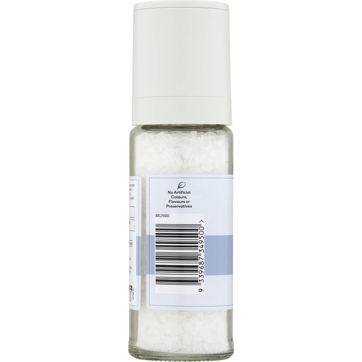 Woolworths Sea Salt Refillable Grinder 250g Woolworths