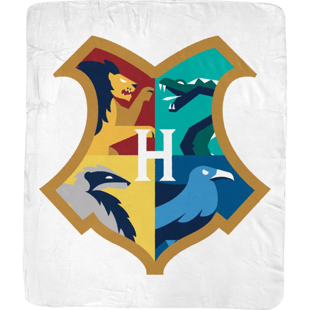 Harry Potter Crest Throw Rug 