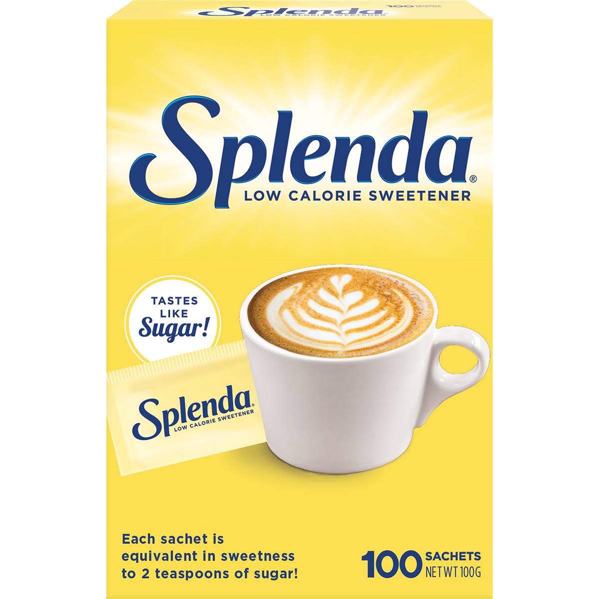 Splenda Sweetener Sachets 100g Woolworths