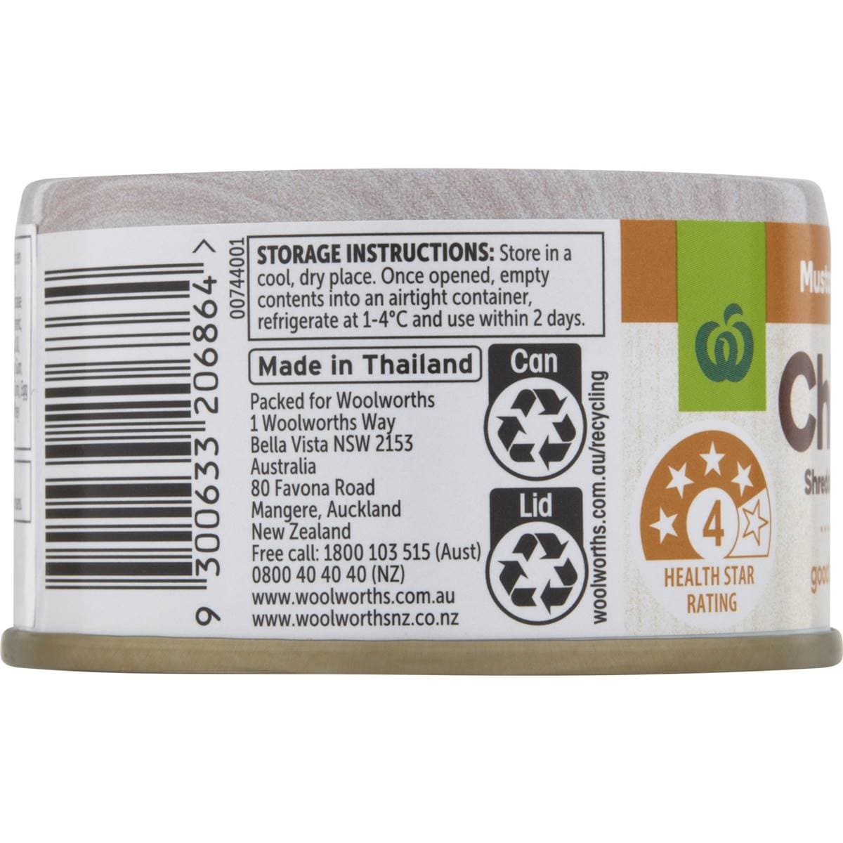 Woolworths Chicken Mustard Mayo 85g Woolworths