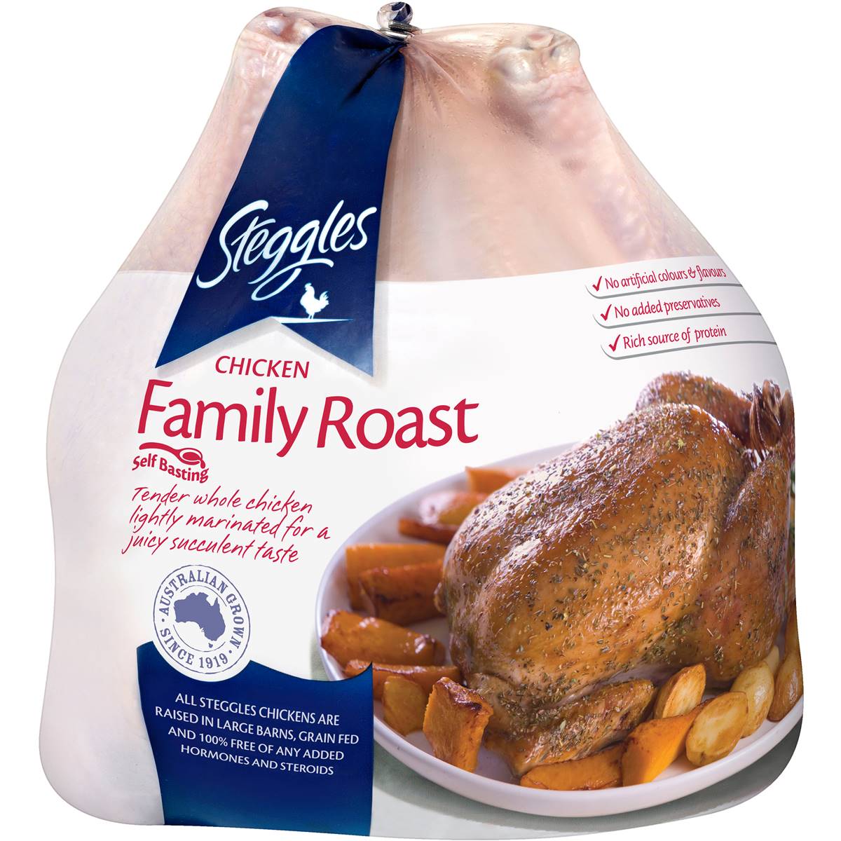 Steggles Family Feast Roasting Whole Chicken 2.1kg Woolworths