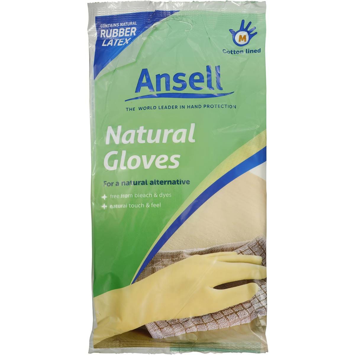 Vileda Ansell Gloves Natural Medium 1 Pair Woolworths