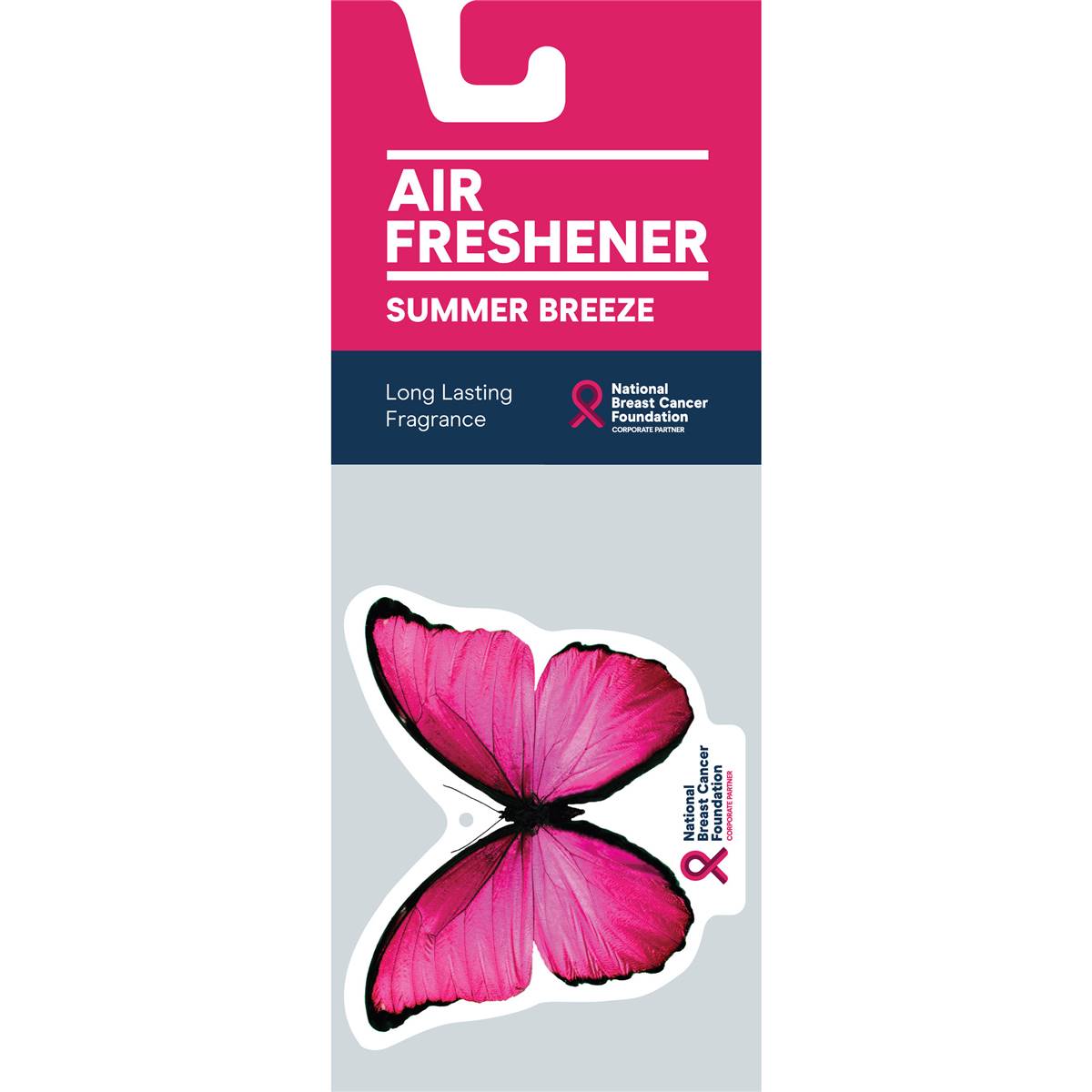Pink Ribbon Air Freshener Summer Breeze Each Woolworths