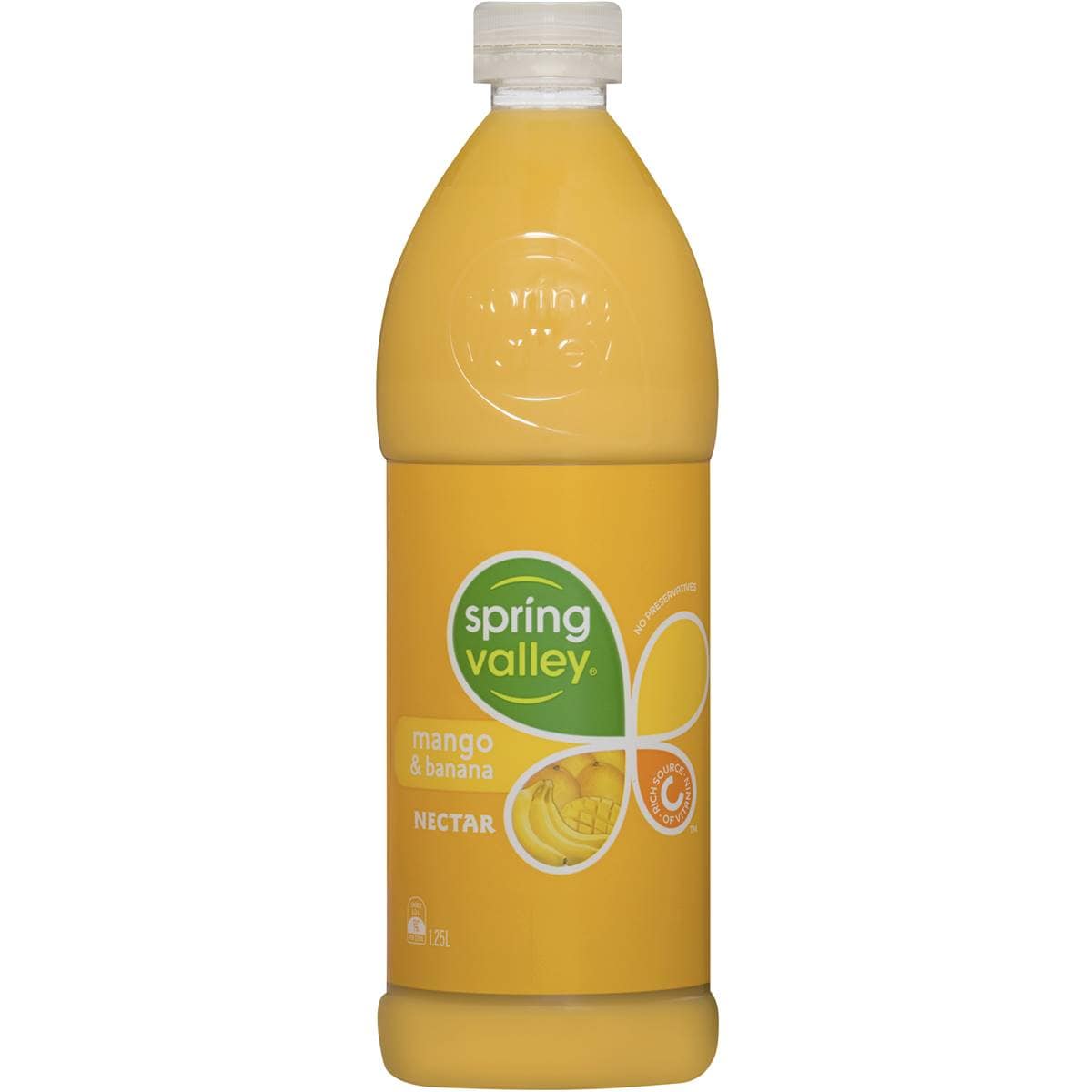 Spring Valley Juice Mango Banana Bottle Nectar 1.25l Woolworths