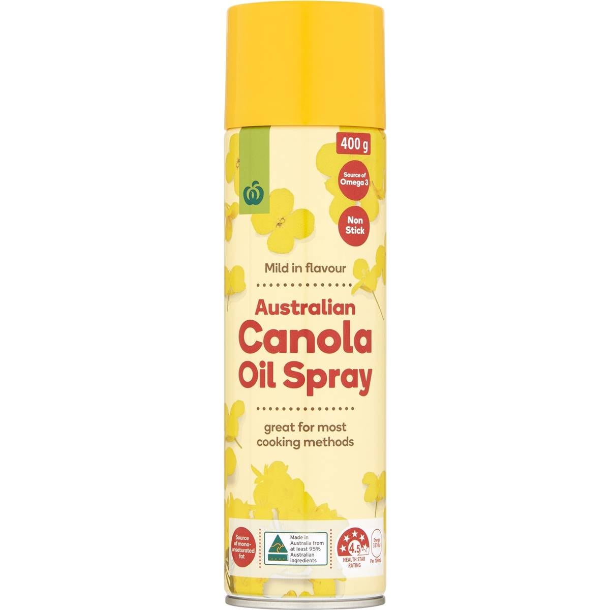 Woolworths Canola Cooking Spray 400g Woolworths