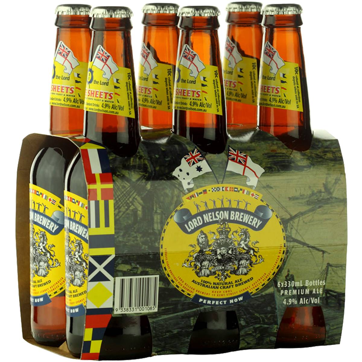 Lord Nelson Three Sheets Pale Ale Bottles