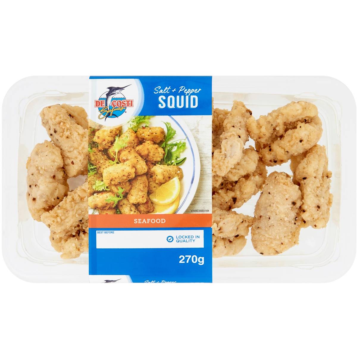 De Costi Seafoods Salt & Pepper Squid 270g Woolworths