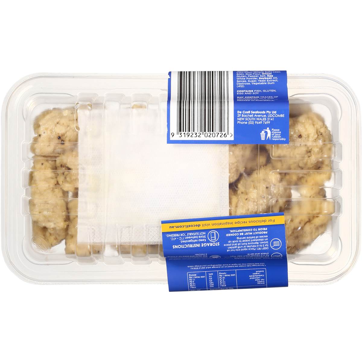 De Costi Fresh Squid Salt & Pepper 270g Woolworths