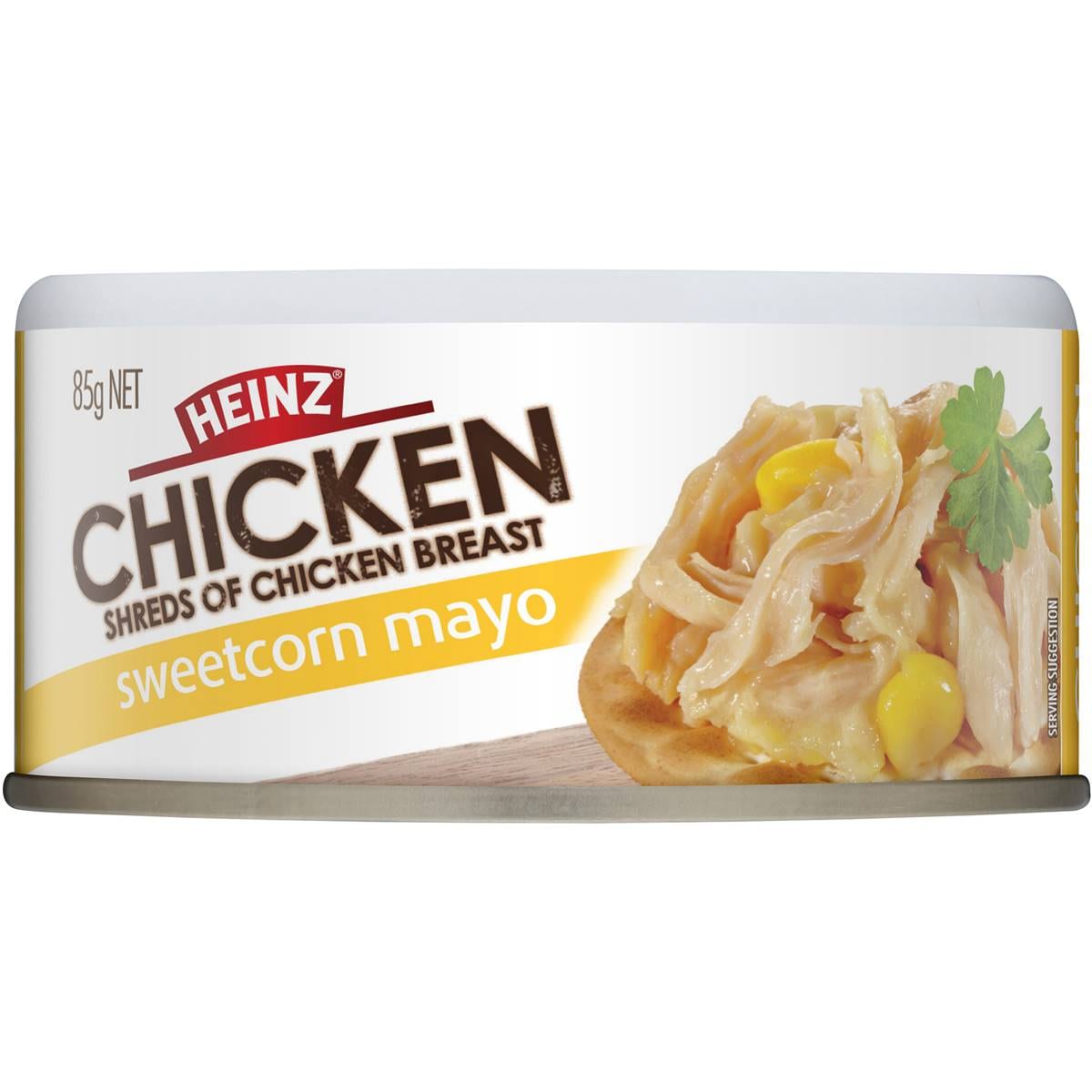 Heinz Shredded Canned Chicken Sweetcorn & Mayo 85g Woolworths