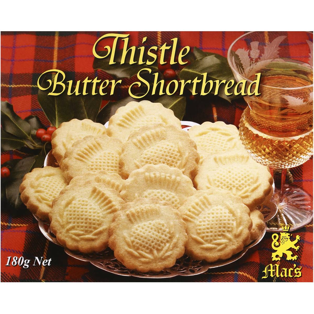 Macs Traditional Shortbread Thistle 180g | Woolworths