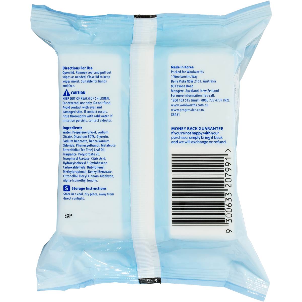 Select Moist Wipes Antibacterial 30 Pack Woolworths
