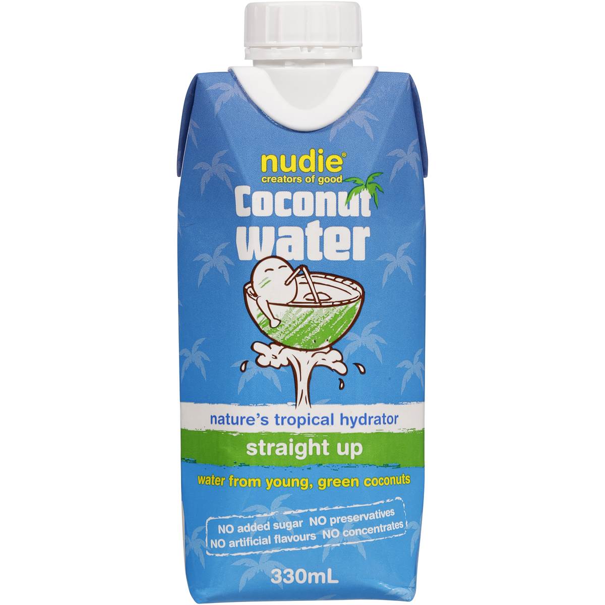 Nudie Coconut Water Straight Up 330ml Woolworths