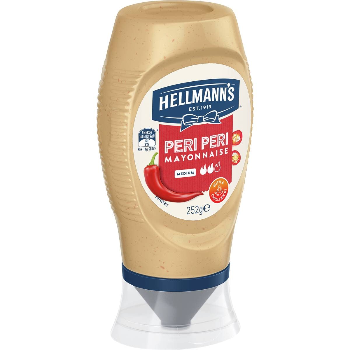 Hellmann's Spicy Peri Peri Chilli Mayonnaise 252g Woolworths