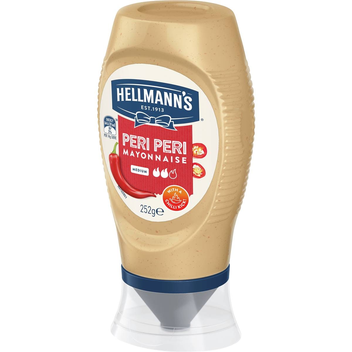 Hellmann's Spicy Peri Peri Chilli Mayonnaise 252g Woolworths