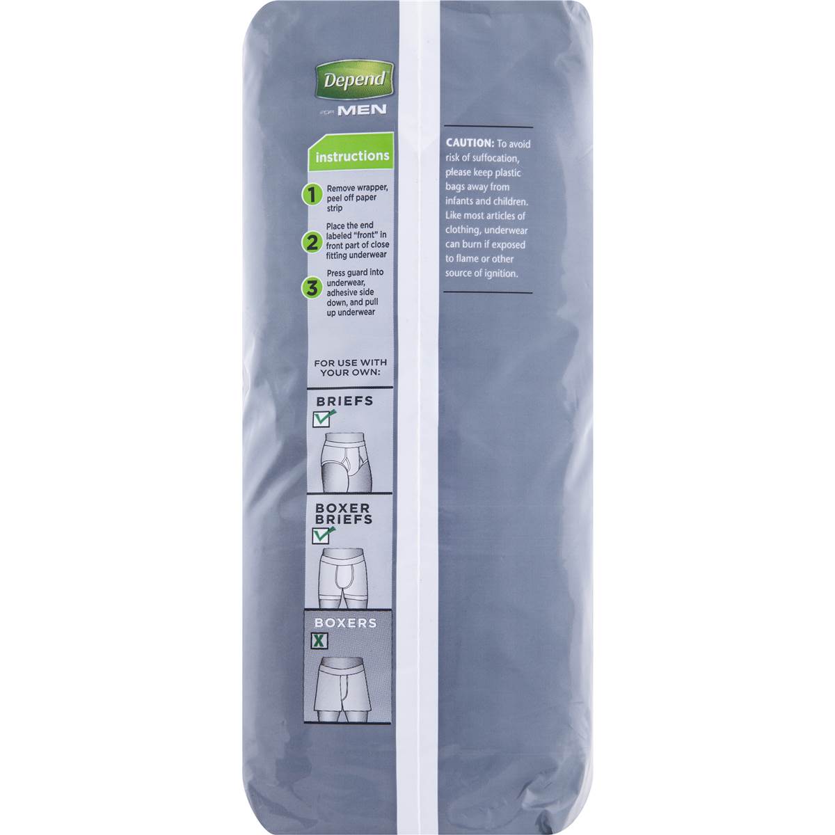 Depend Guards For Men Underwear 12 Pack Woolworths