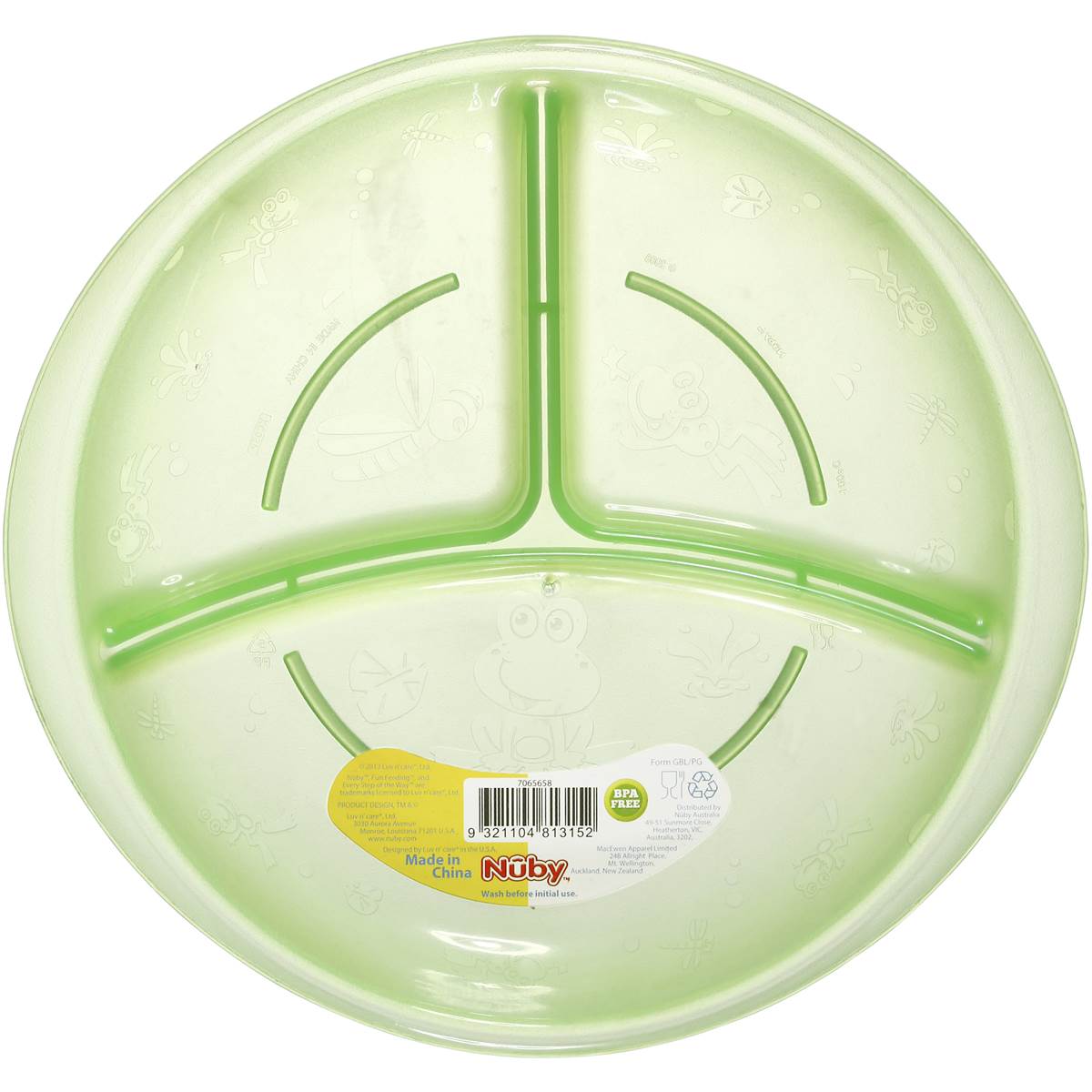 Nuby Feeding Bowl Plate 6months+ Each Woolworths