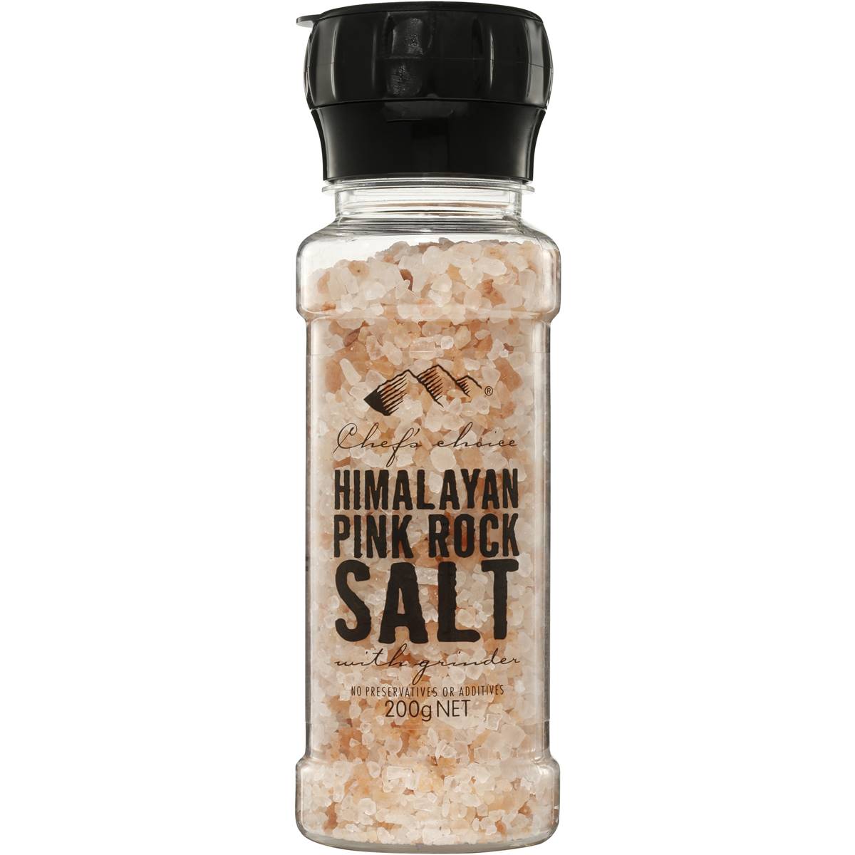 Chef's Choice Himalayan Pink Rock Salt Grinder 200g | Woolworths