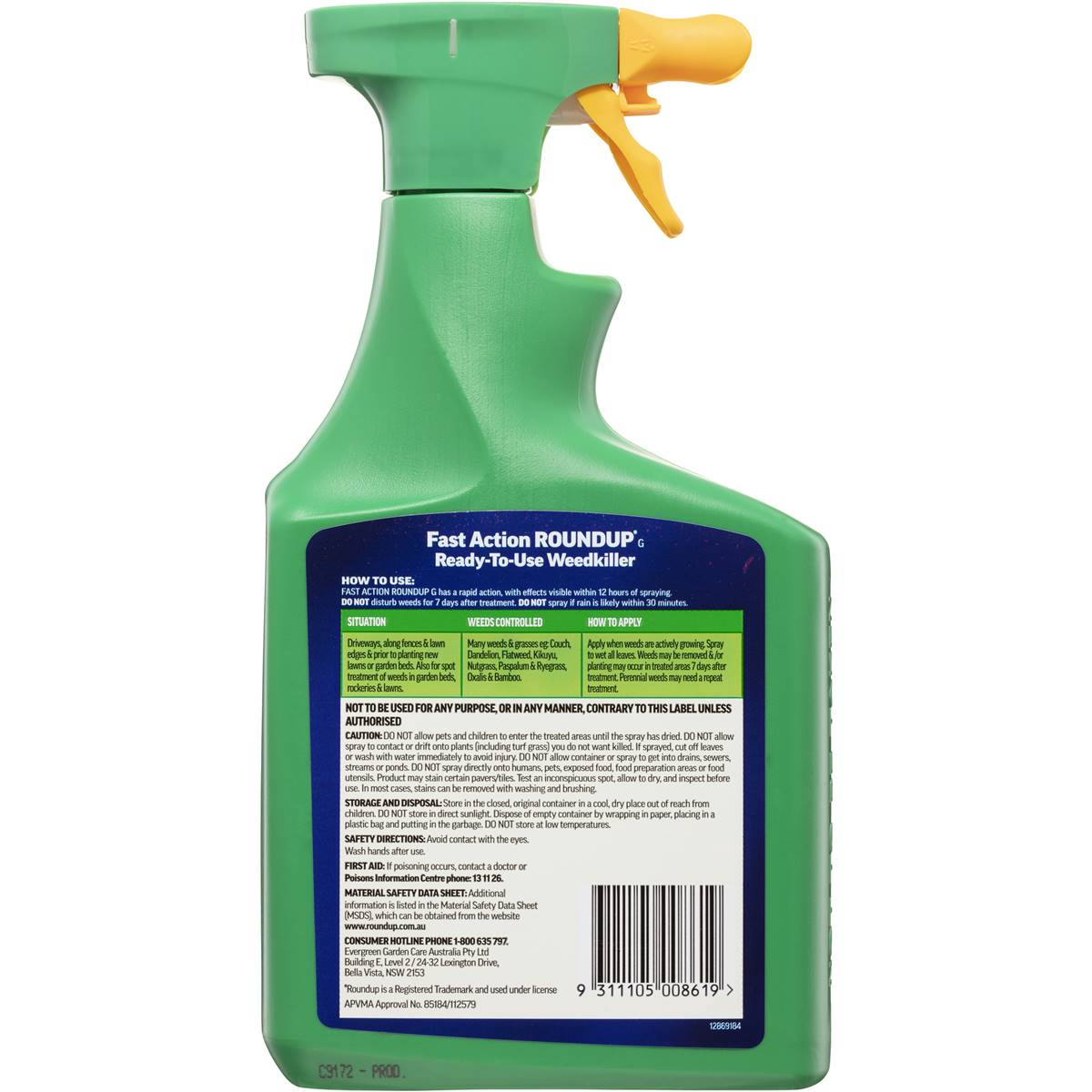 quick action weed remover