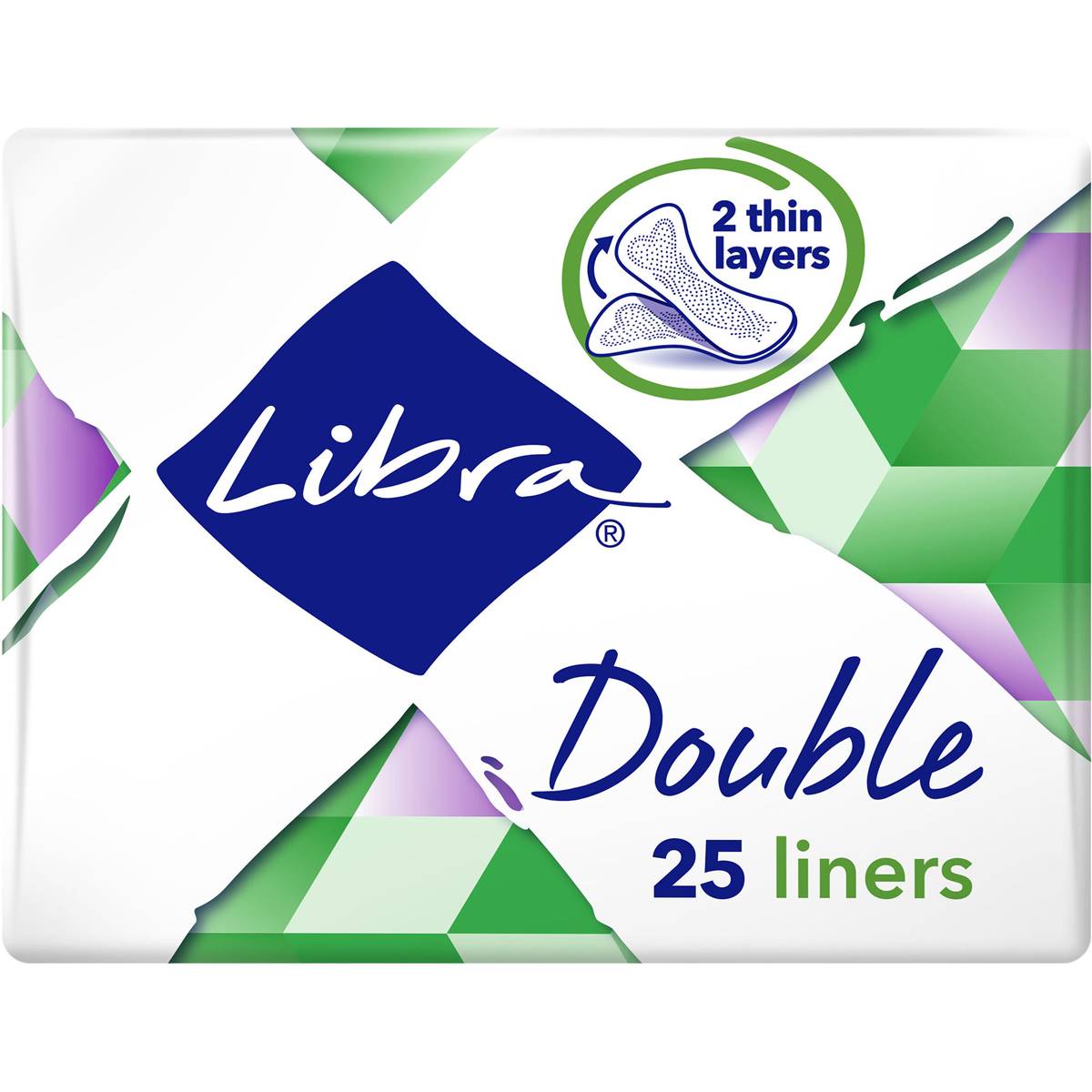 Libra Panty Liners Extra Thin Double 25 Pack Woolworths