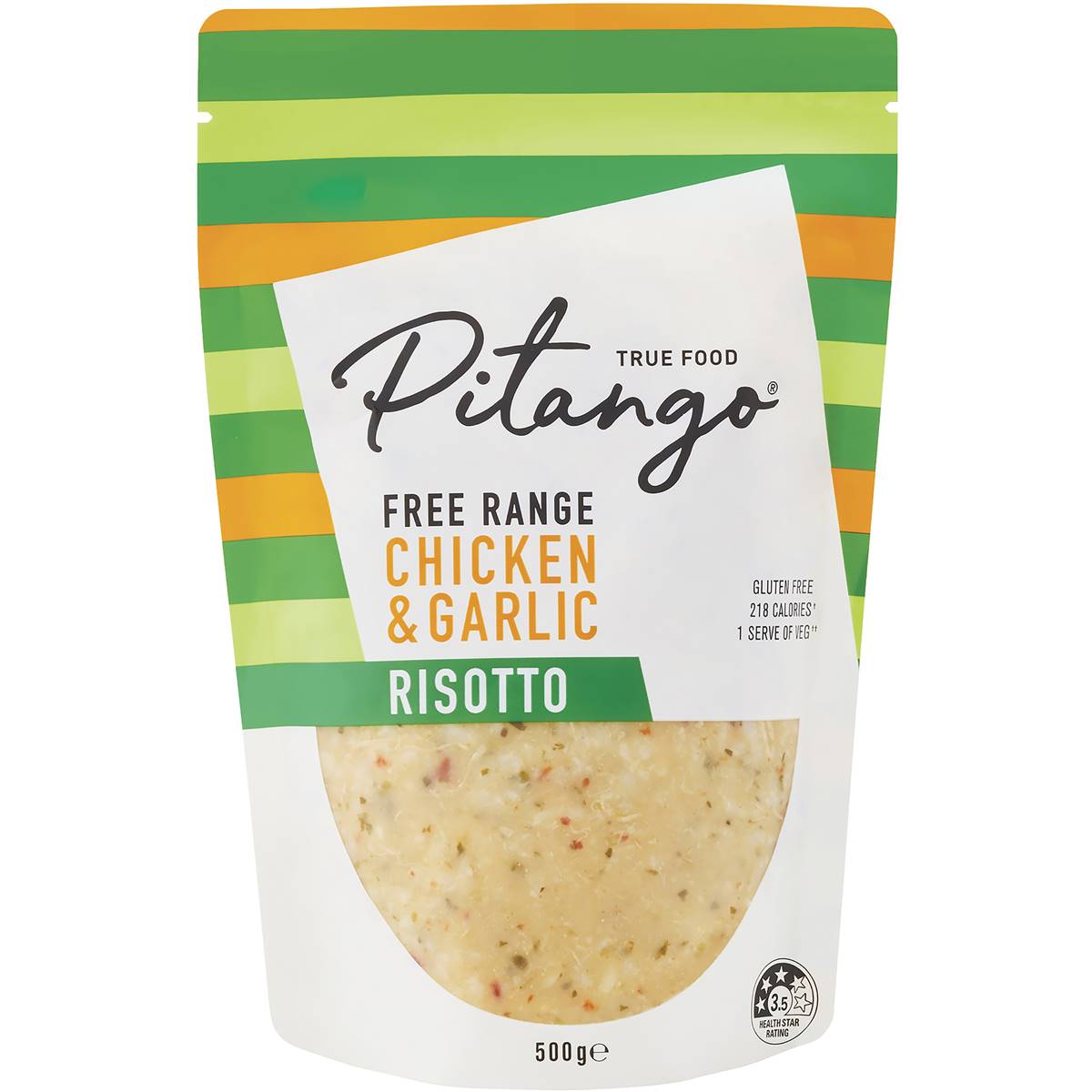 Calories in Pitango Risotto Chicken Garlic calcount