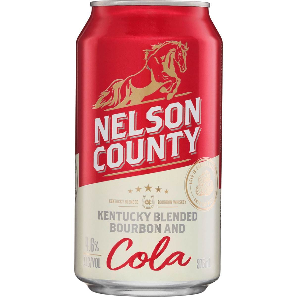 Nelson County Bourbon & Cola Can 375ml Woolworths