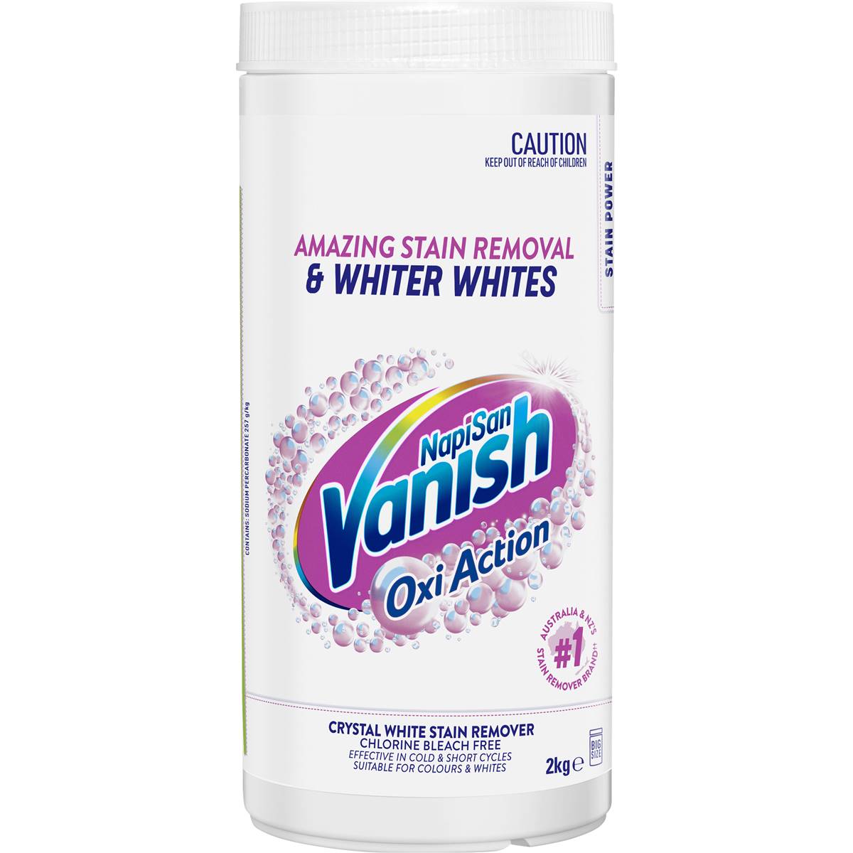  Vanish Oxi Action Powder White 1kg (Pack of 2