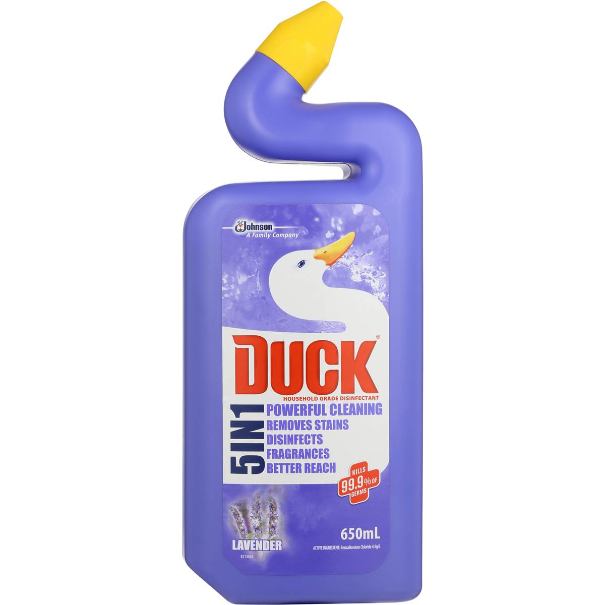 Duck 5 In 1 Toilet Cleaner Lavender 650ml Woolworths