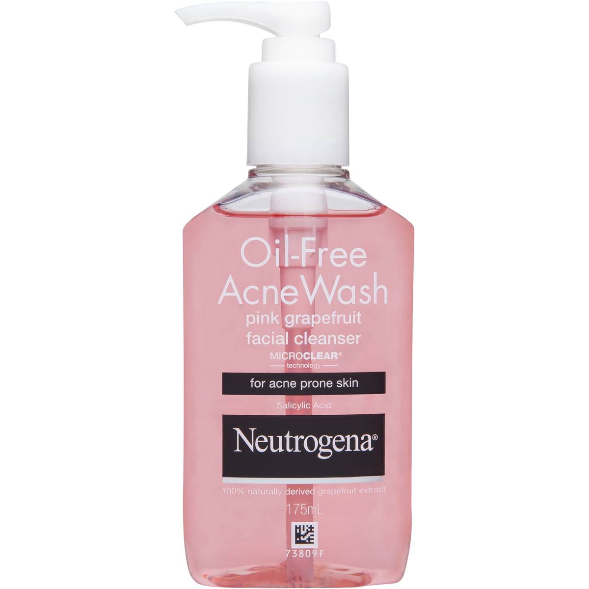 Neutrogena Oil Free Acne Pink Grapefuit Cleanser 175ml | Woolworths