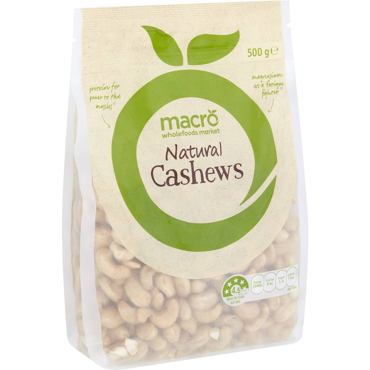 Macro Cashew Kernels 500g | Woolworths