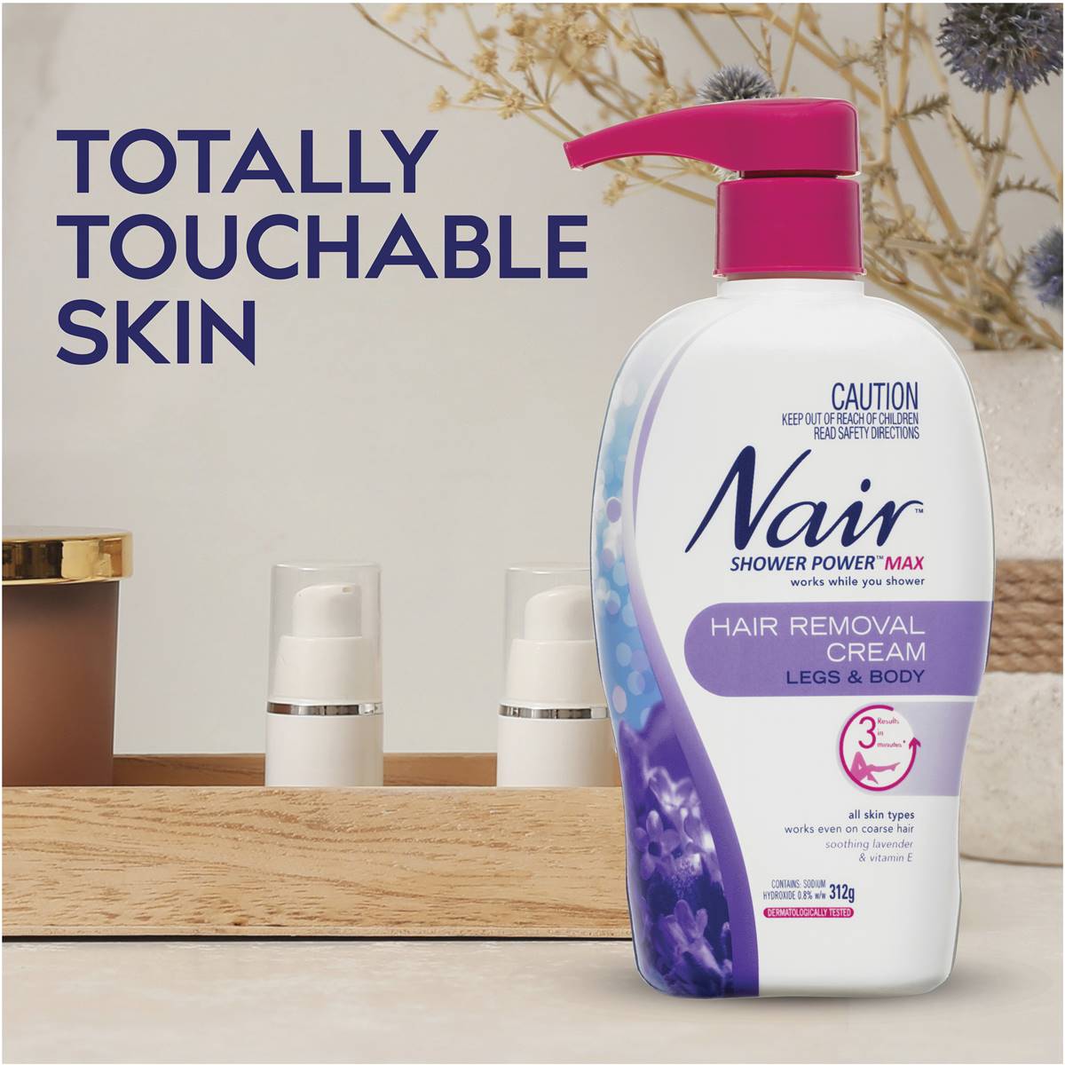 Nair Hair Removal Cream Shower Power Max 312g Woolworths