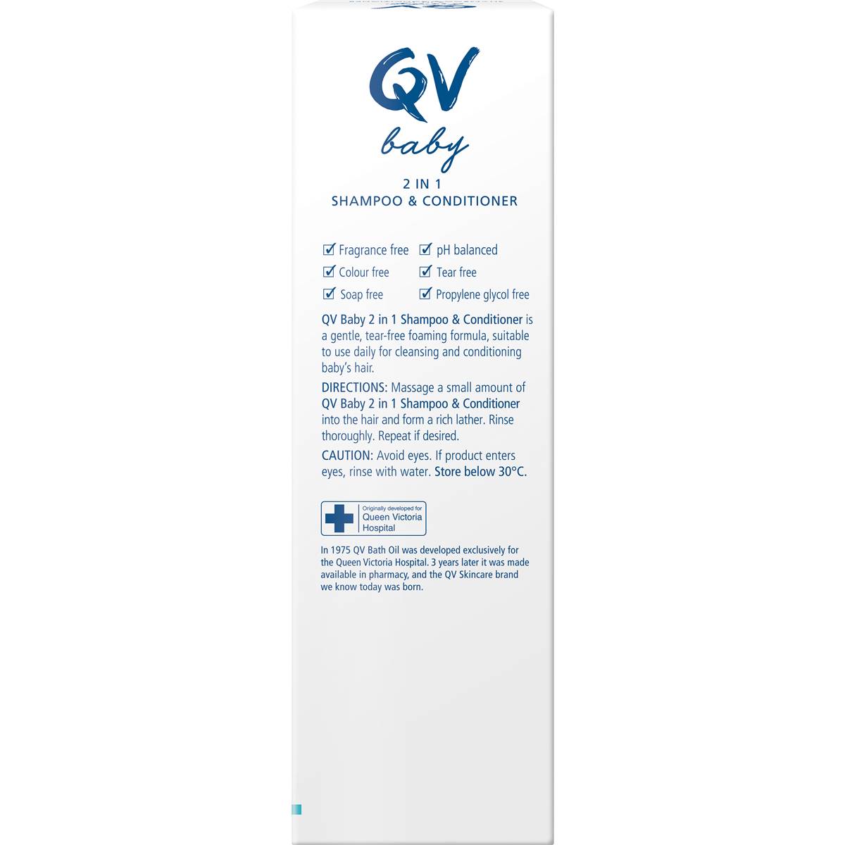Qv Baby 2 In 1 Shampoo & Conditioner 200g Woolworths