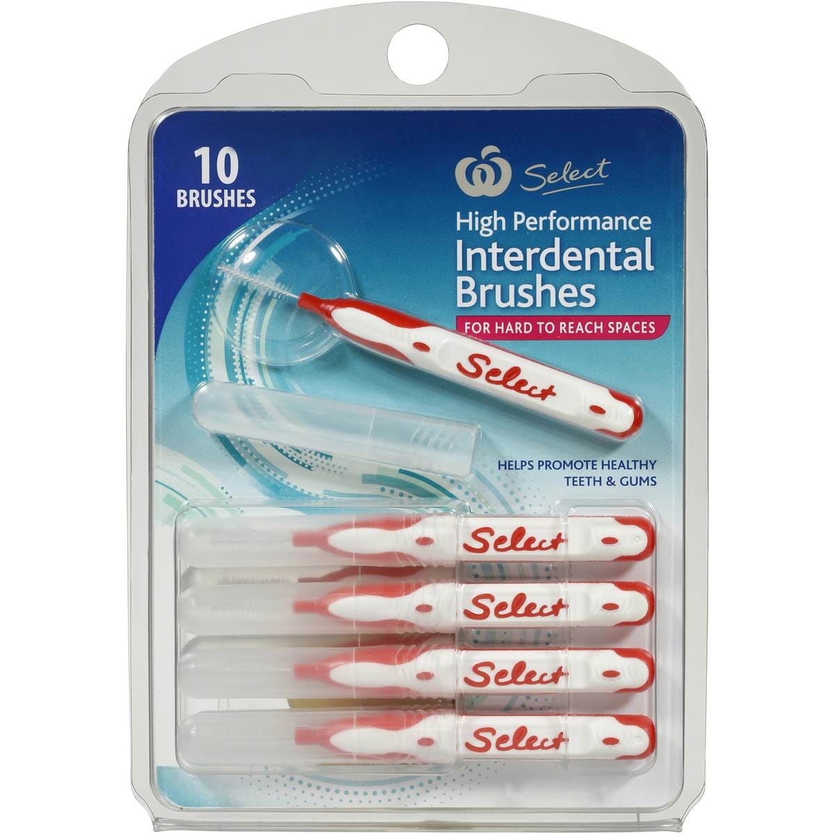 Select Toothbrush Interdental Brushes 10 Pack Woolworths