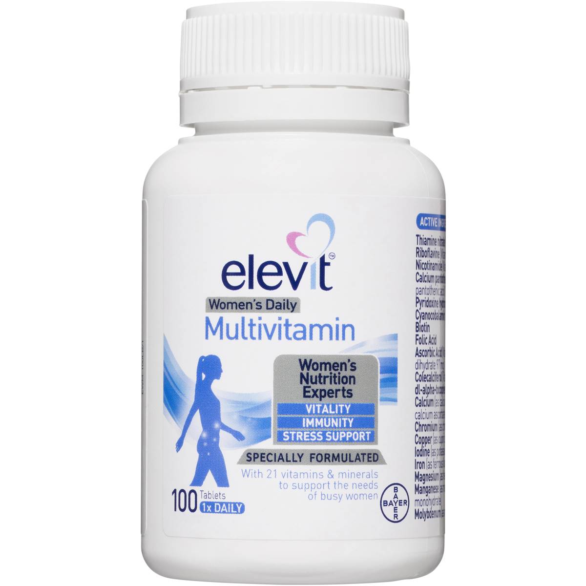 Elevit Women's Multivitamin Tablets 100 Pack Woolworths