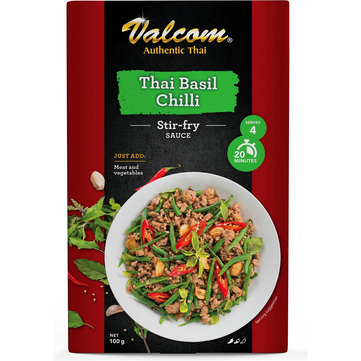 Valcom Stir Fry Sauce Thai Basil Chilli