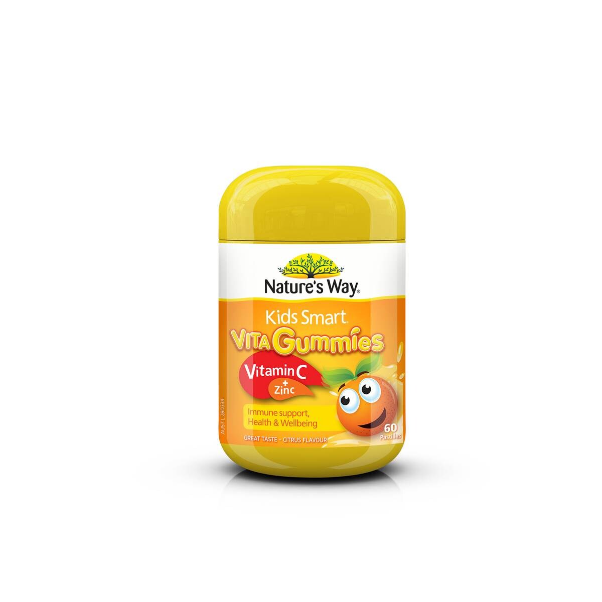 Nature's Way Kids Smart Vita Gummies Vitamin C + Zinc 60pk Woolworths