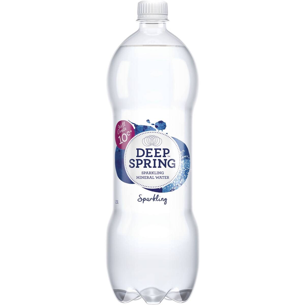 Deep Spring Sparkling Mineral Water 1.25l Woolworths