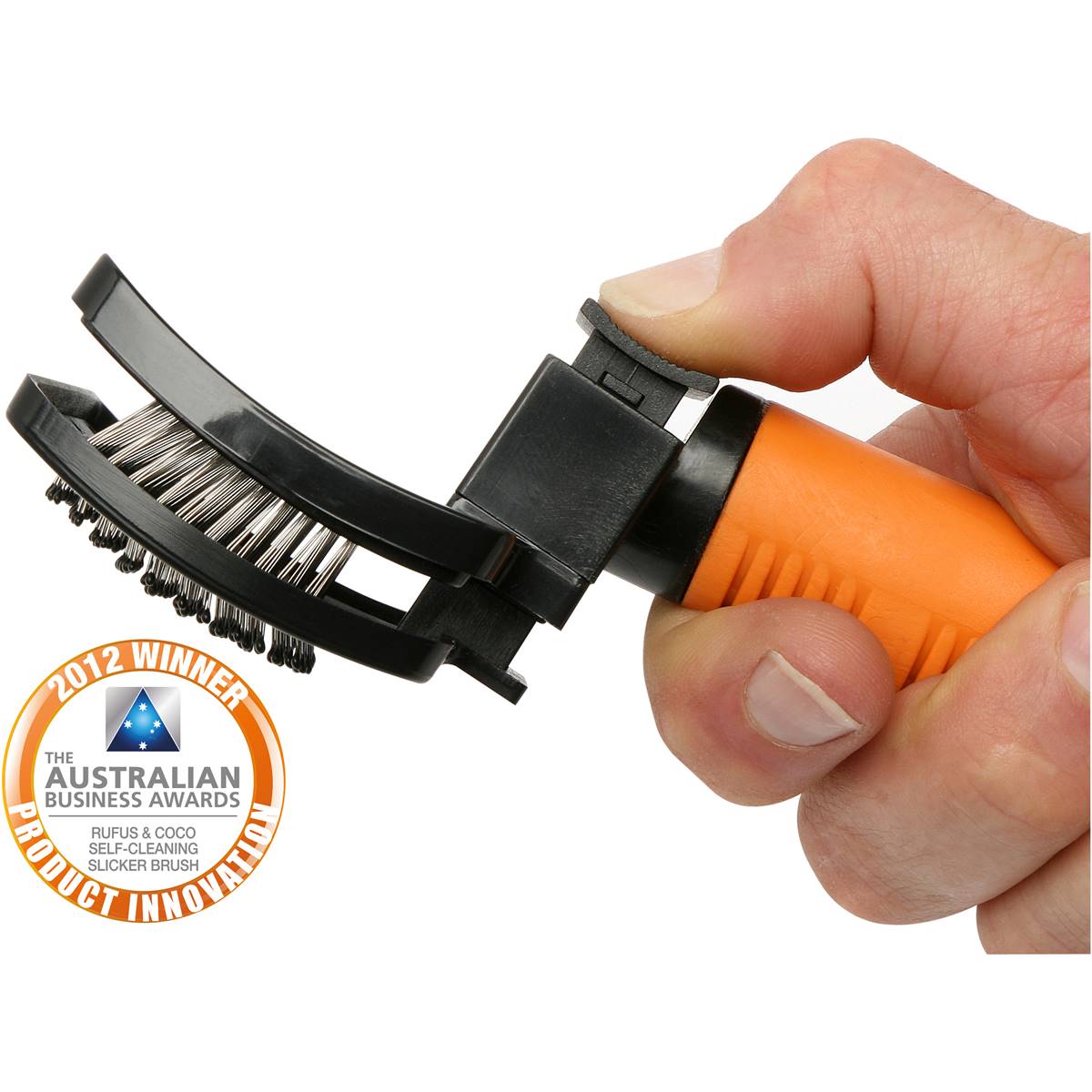 Rufus & Coco Self Cleaning Slicker Brush Slicker Dog Brush Each Woolworths