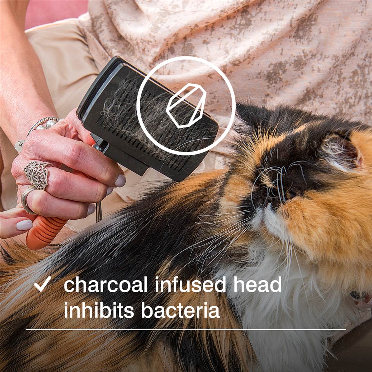 Rufus & Coco Self Cleaning Slicker Brush Slicker Dog Brush Each