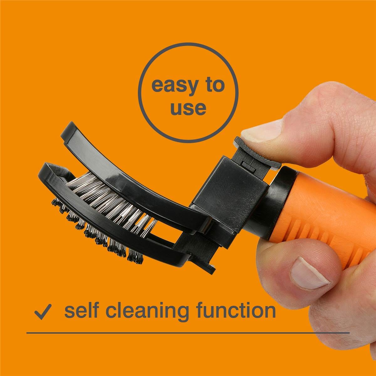 Rufus & Coco Self Cleaning Slicker Brush Slicker Dog Brush Each