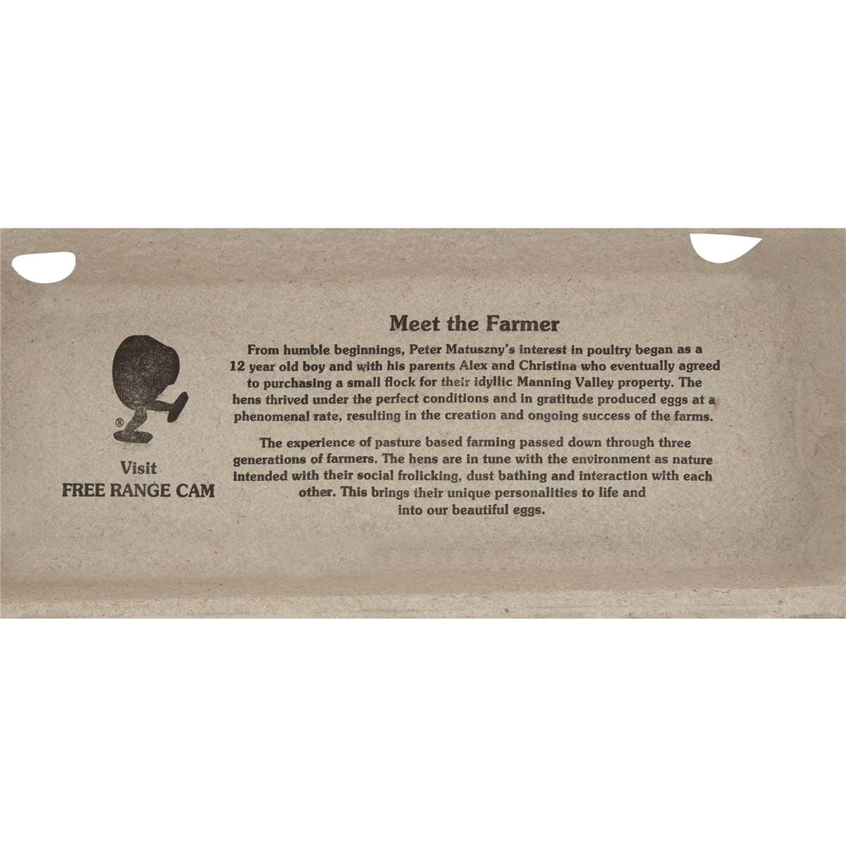 Manning Valley 12 Free Range Eggs 540g Woolworths