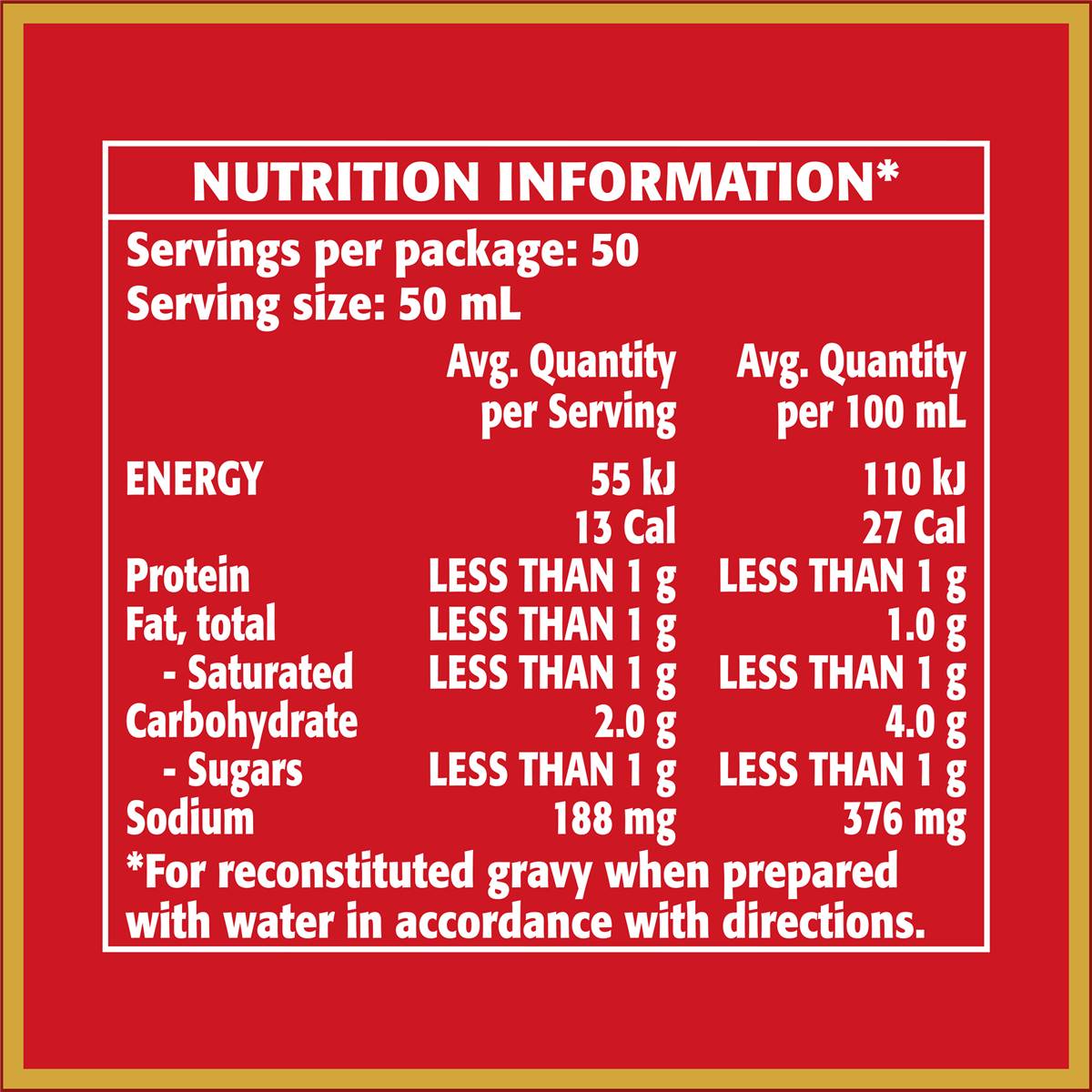 Bisto Ingredients Original Beef Gravy 170g Woolworths