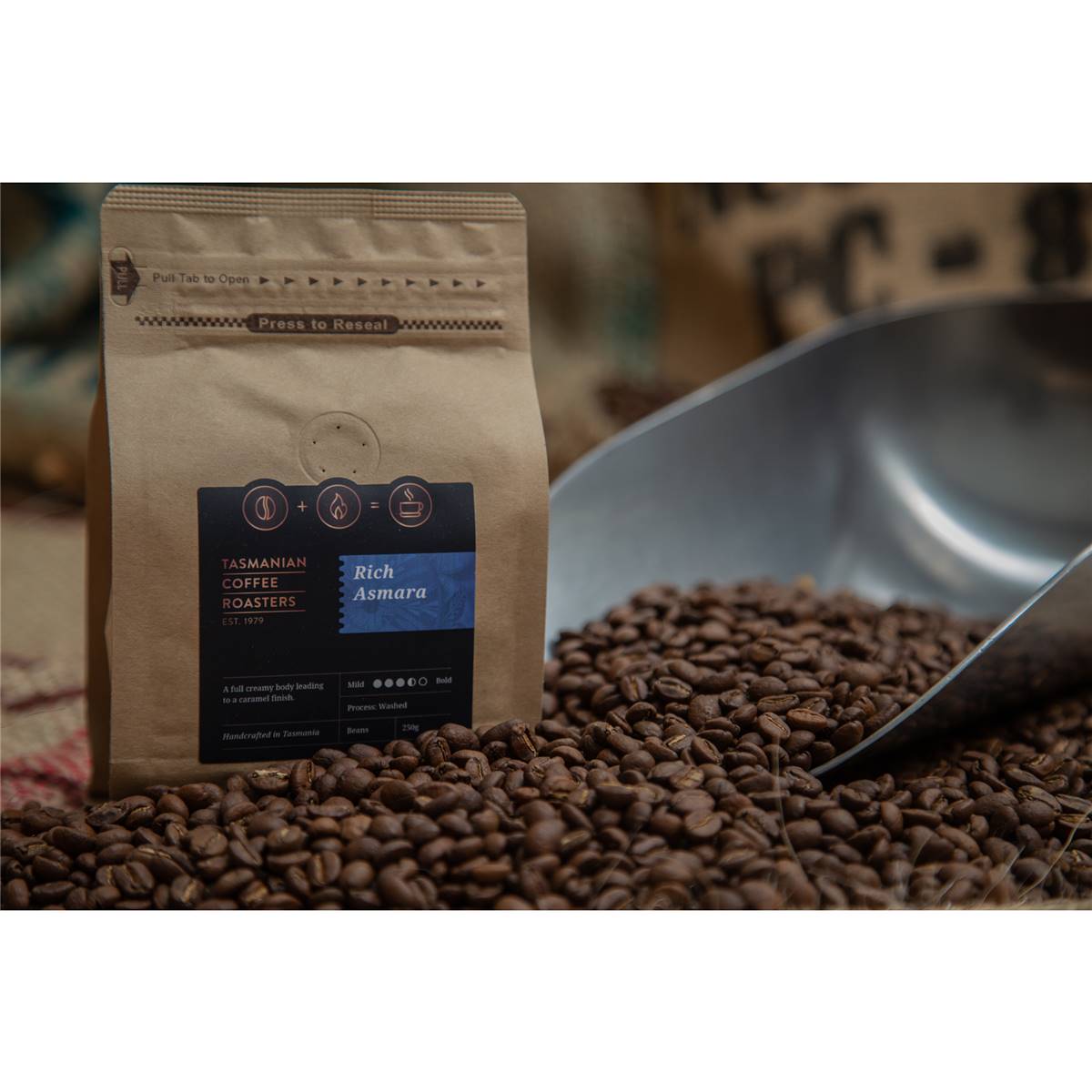 Tasmanian Coffee Roasters Coffee Beans Rich Asmara Rich Asmara 250g ...