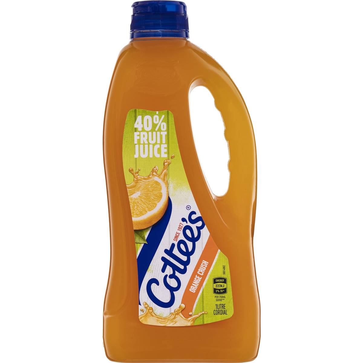 Cottee's Orange Cordial Orange Crush With 40% Fruit Juice Bottle 1l ...