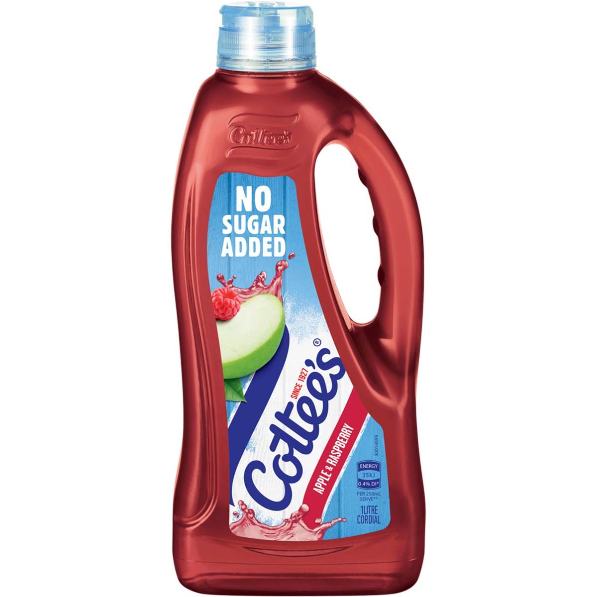 Cottee's Cordial Apple & Rasp No Added Sugar