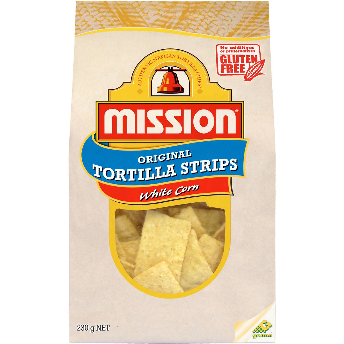 Mission Tortilla Strips White Corn 230g | Woolworths