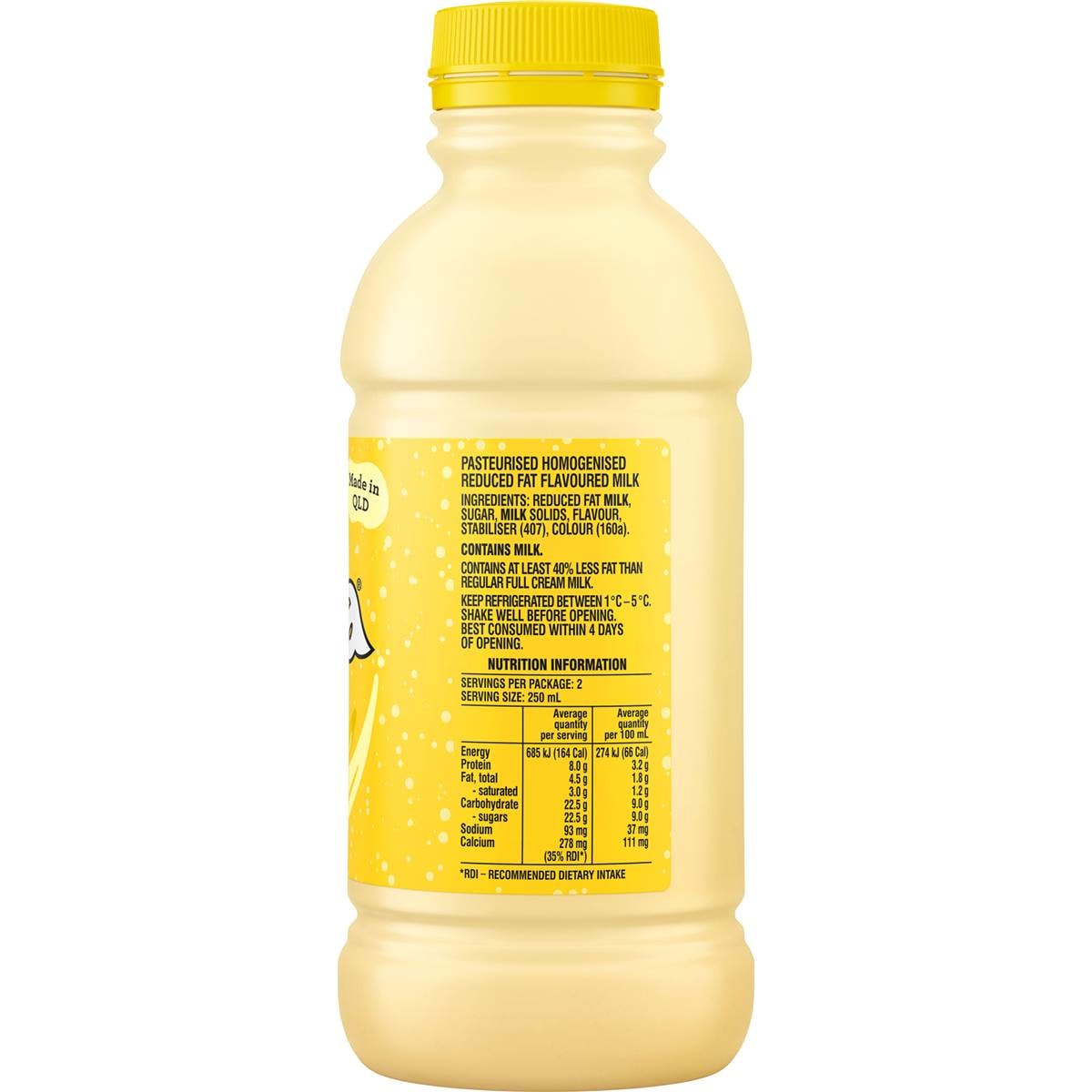 Breaka Banana Flavoured Milk 500ml Woolworths