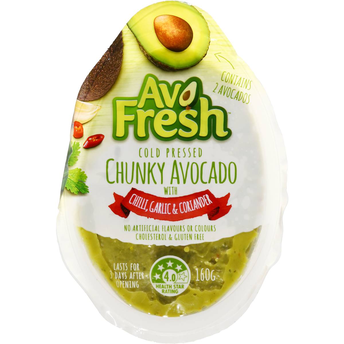 Avofresh Tub Gar & Coriander 160g Woolworths