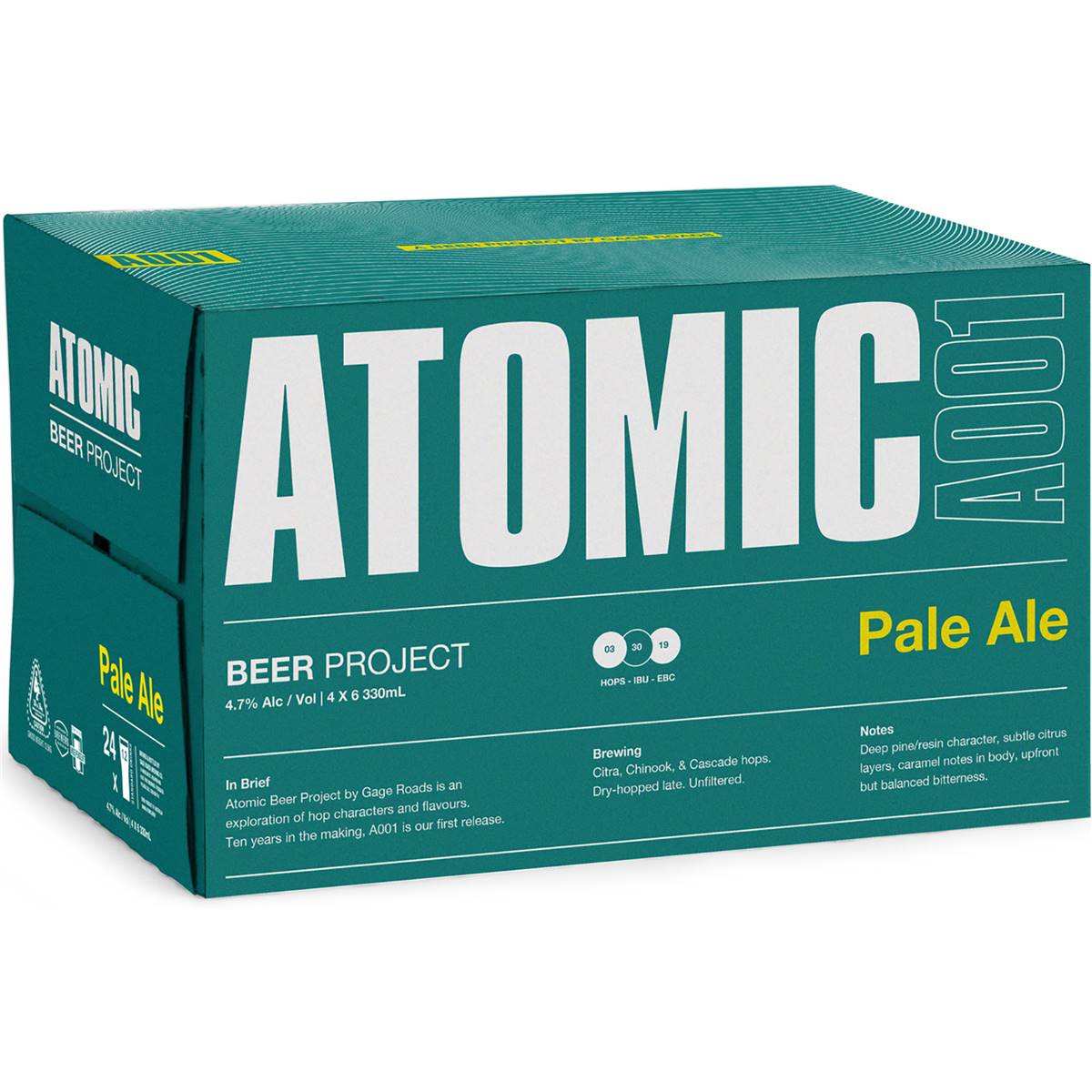 Gage Roads Atomic Pale Ale Bottles