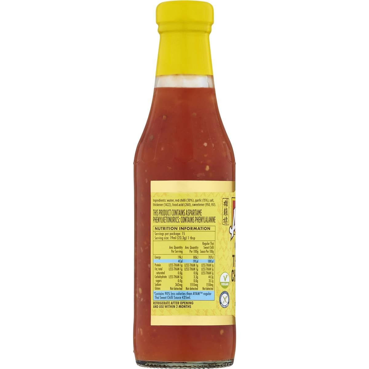Ayam Thai Sweet Chilli Sauce Light 285ml Woolworths